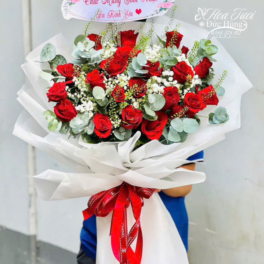 Hoa Tặng Sinh Nhật Màu Đỏ